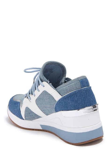 michael kors shoes woman low sneakers w|Michael Kors denim sneakers.